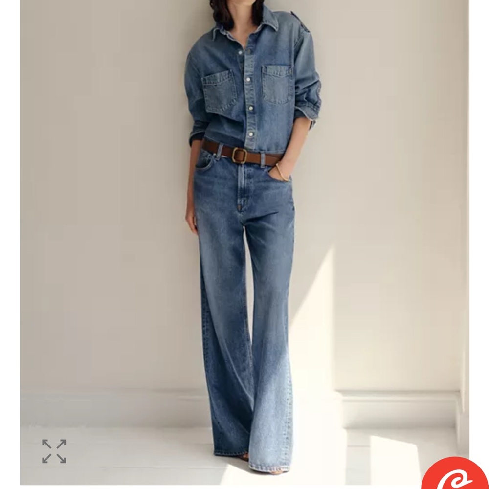 BNWT Citizen Of Humanity Paloma Baggy Jeans in 31. Color is Siesta. - Picture 8 of 16